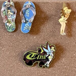 EUC Set of 3️⃣ Tinkerbell Disney Trading Pins